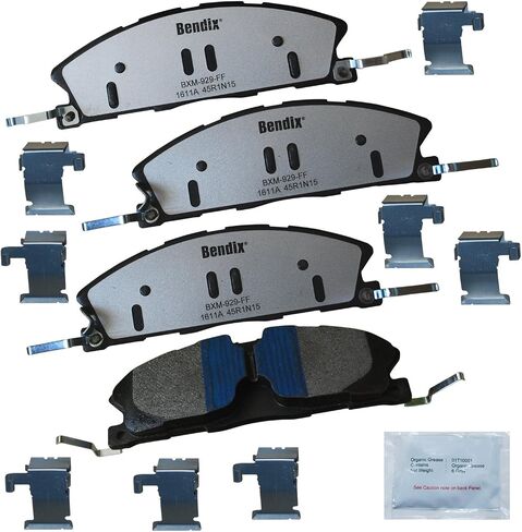 Bendix Fleet Metlok Front Brake Pads for Ford Escape 2012-2010, Mercury Mariner 2011-2010- (MKD1047BFM) in Saudi Arabia