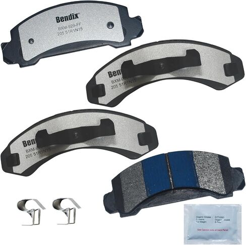Bendix Fleet Metlok Front Brake Pads for Ford Escape 2012-2010, Mercury Mariner 2011-2010- (MKD1047BFM) in Saudi Arabia