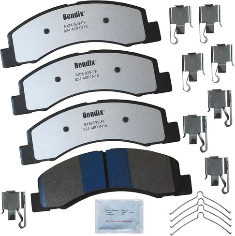 Bendix Fleet Metlok Front Brake Pads for Ford Escape 2012-2010, Mercury Mariner 2011-2010- (MKD1047BFM) in Saudi Arabia