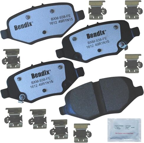 Bendix Fleet Metlok Front Brake Pads for Ford Escape 2012-2010, Mercury Mariner 2011-2010- (MKD1047BFM) in Saudi Arabia
