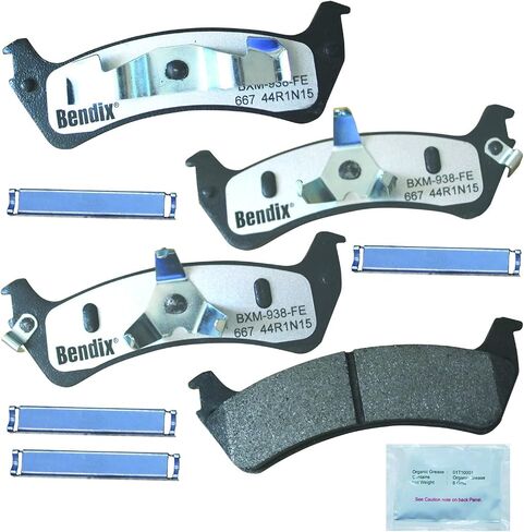 Bendix Fleet Metlok Front Brake Pads for Ford Escape 2012-2010, Mercury Mariner 2011-2010- (MKD1047BFM) in Saudi Arabia