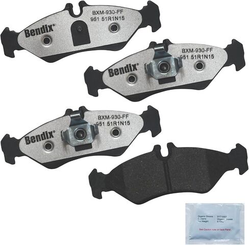 Bendix Fleet Metlok Front Brake Pads for Ford Escape 2012-2010, Mercury Mariner 2011-2010- (MKD1047BFM) in Saudi Arabia