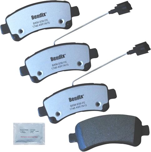 Bendix Fleet Metlok Front Brake Pads for Ford Escape 2012-2010, Mercury Mariner 2011-2010- (MKD1047BFM) in Saudi Arabia