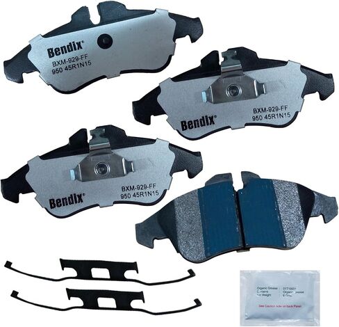 Bendix Fleet Metlok Front Brake Pads for Ford Escape 2012-2010, Mercury Mariner 2011-2010- (MKD1047BFM) in Saudi Arabia