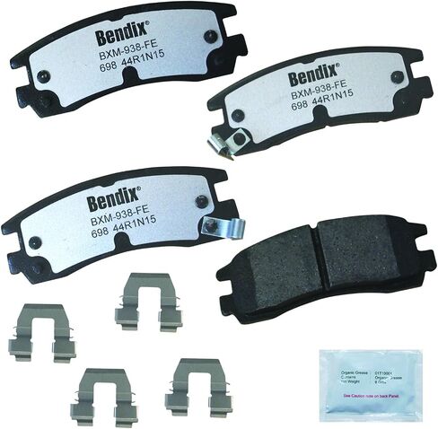 Bendix Fleet Metlok Front Brake Pads for Ford Escape 2012-2010, Mercury Mariner 2011-2010- (MKD1047BFM) in Saudi Arabia