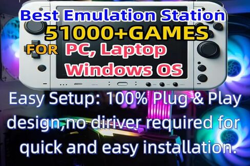 512GB RetroBat Game Card System for Handheld Game Console Windows OS, Game Card Retro Game Batocera System Emulator for PC Laptop, Retro Game Card for Windows, MSI Claw, Legion Go, ROG Ally in Saudi Arabia