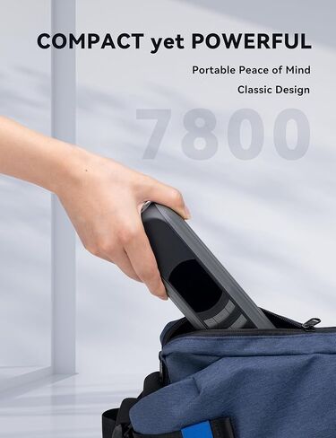 منفاخ إطارات AIRBANK ضاغط هواء محمول 2600 مللي أمبير في الساعة * 3 150 رطل لكل بوصة مربعة، مضخة دراجة كهربائية لاسلكية، منفاخ إطارات ذكي لقياس الضغط التلقائي مع ضوء LED لكرة الدراجة النارية للسيارة، A10 in Kuwait