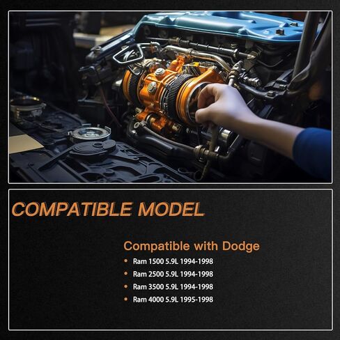 3928673 6× STD Standard Pistons Set Compatible with D-o-d-g-e Ram Pick-up 5.9L OHV 1994-1998 3902421 3934047 in Saudi Arabia