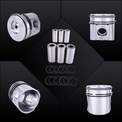 3928673 6× STD Standard Pistons Set Compatible with D-o-d-g-e Ram Pick-up 5.9L OHV 1994-1998 3902421 3934047 in Saudi Arabia