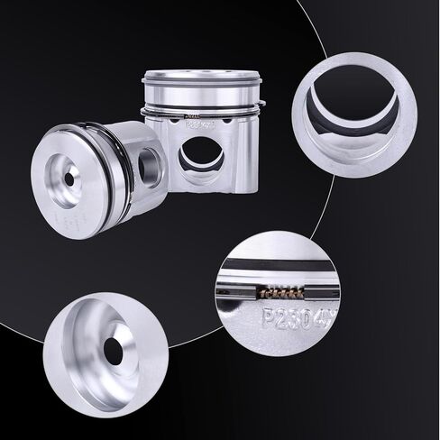 3928673 6× STD Standard Pistons Set Compatible with D-o-d-g-e Ram Pick-up 5.9L OHV 1994-1998 3902421 3934047 in Saudi Arabia