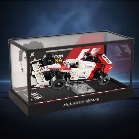 حافظة عرض 3 مم لمجموعة بناء Lego 10330 McLaren MP4/4 & Ayrton Senna، حافظة عرض شفافة مقاومة للغبار متوافقة مع Lego 10330 (لا تشمل النموذج) in Kuwait