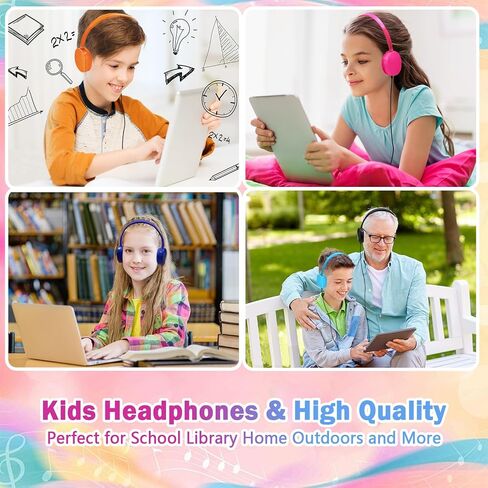 Kids Headphones Bulk 100 Pack for Classroom School Students,Wholesale Durable Wired Headphones with 3.5mm Jack for Children Teens Gift and Adults in Saudi Arabia