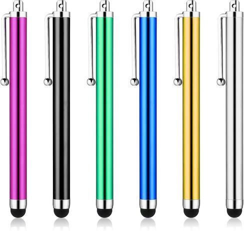 Stylus Pens for Touchscreens, 10 Pack High Precision Replaceable Thin Tip Stylus Rubber Stylus Pen for Smartphone and Tablets All Universal Touchscreen Devices(A) in Saudi Arabia