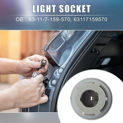 Side Indicator Turn Signal Light Bulb Socket Holder 63117159570 for BMW 325i 325xi 328i 330i 330xi 335i E46 E90 2006-2008 in Saudi Arabia