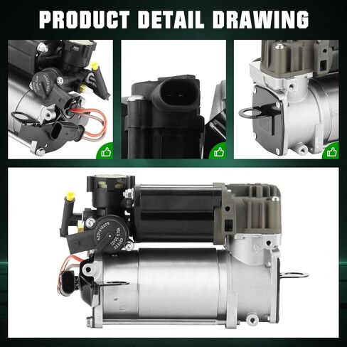 مضخة ضاغط التعليق الهوائي تناسب M Mercedes-Benz CLS500 CLS55 2006، CLS550 CLS63 لـ 2007-2009، E320 لـ 2002-2009، E350 لـ 2006-2009، E500 لـ 2003-2009، E55 لـ AMG 2003-2006 in Kuwait