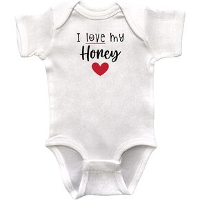 Honey Themed Infant Bodysuits, Grandson or Granddaughter Gift, Baby Shower Present, Newborn Apparel, Pregnancy Reveal in Kuwait