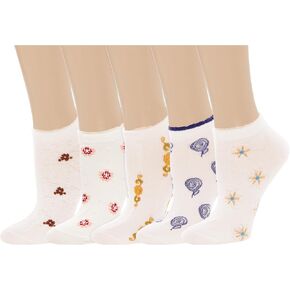 جوارب Benefeet Sox للسيدات والبنات للكاحل الممتعة والملونة اللطيفة على شكل حيوانات كرتونية مزهرة من القطن قصيرة منخفضة القطع هدية in Kuwait