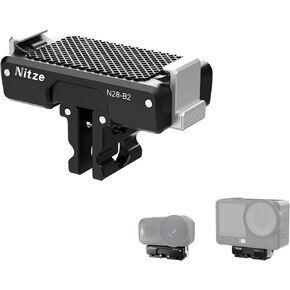 Nitze Foldable Dual-Direction Quick Release Magnetic Mount for DJI Osmo Action 6 / Osmo Nano, with 1/4" Thread & Foldable 2-Prong Mount for Tripod, Selfie Stick and Action Camera Accessories - N28-B2 in Kuwait