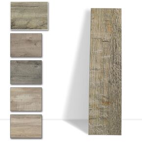 COLAMO Luxury 24PCS Faux Wood Texture Peel and Stick Backsplash,Vintage Oak Stick On Accent Wall Swatch Thick Rigid Shiplap Panels, Self Adhesive Wooden Wall Paneling for Kitchen Backsplash in Saudi Arabia