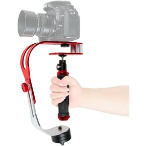 مثبت كاميرا محمول متوافق مع كاميرا GoPro وDSLR وDV وأثقال موازنة قابلة للتعديل ولوحة تثبيت in Kuwait