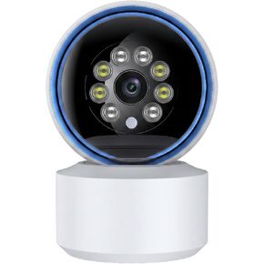 كاميرا أمان داخلية 4K لاسلكية 360 درجة PTZ، كاميرا واي فاي فائقة الدقة مع تتبع حركة AI، رؤية ليلية ملونة، صوت ثنائي الاتجاه، كاميرا أمان منزلية، تطبيق الحياة الذكية. in Kuwait