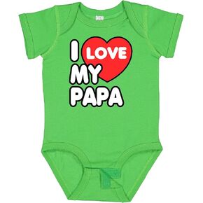 inktastic I Love My Papa Baby Bodysuit in Kuwait