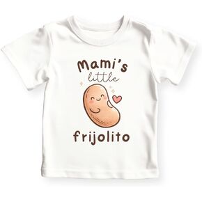 Mami's Little Frijolito Baby Bodysuit, Bean Kids Tee in Kuwait