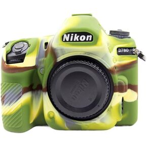حافظة كاميرا Nikon D780 - غطاء واقي من السيليكون لكاميرات DSLR، قفص قابل للفصل، مقاوم للصدمات، مقاوم للغبار (مموه) in Kuwait