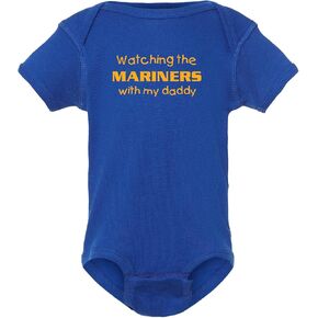 الفضوليون يشاهدون البحارة مع زي Daddy Fan Baby Bodysuit - ملكي in Kuwait