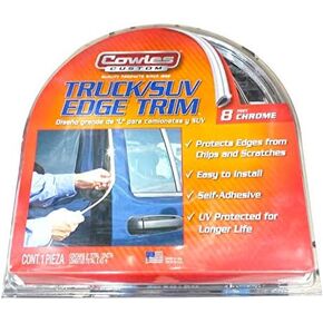 Cowles® S37204 غطاء حماية حافة الشاحنة المخصص من الكروم مقاس 8 بوصات in Kuwait