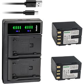 Kastar BN-V428 LTD2 USB Battery Charger Replacement for JVC GR-D225, GR-D228, GR-D230, GR-D230US, GR-D231, GR-D238, GR-D500, GR-DV300 GV-DV301, GR-DV400, GR-DV500, GR-DV550, GR-DV600 in Saudi Arabia