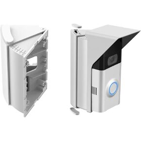 OLAIKE Adjustable Waterproof Mount for B-Link Video Doorbell, Extends Viewing Angle 30-60°, Compatible with Wired/Pro/Pro 2, Black - Ideal for Home Security in Kuwait