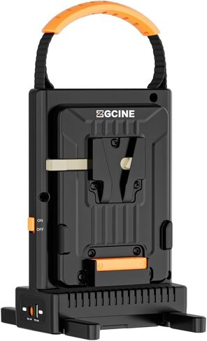 طقم شاحن ZGCINE VM-C2 لبطارية قفل V-Mount V، مع مصدر طاقة USB-C PD100W، متوافق أيضًا مع Smallrig Neewer Fxlion Core جميع شحن البطاريات V-Mount in Kuwait