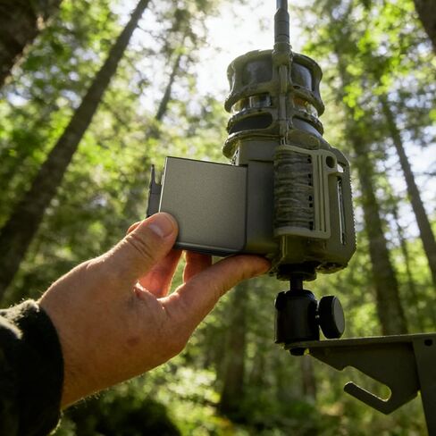 عبوتان من بطارية الليثيوم القابلة لإعادة الشحن البديلة لحزمة بطارية Stealth Cam 360 Max Cartridge، متوافقة مع 360 Revolver وRevolver Pro وRevolver Pro 2.0 Trail Cameras Type-C للشحن السريع in Kuwait