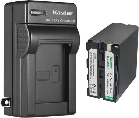 بطارية بديلة من Kastar مكونة من قطعة واحدة وشاحن حائط تيار متردد لابن MVC-FD90 MVC-FD91 MVC-FD92 MVC-FD95 MVC-FD97 MVC-FDR1 MVC-FDR3 PBD-D50 PBD-V30 PLM-100 PLM-50 PLM-A35 PLM-A55 Q002-HDR1 UPX-2000 in Kuwait