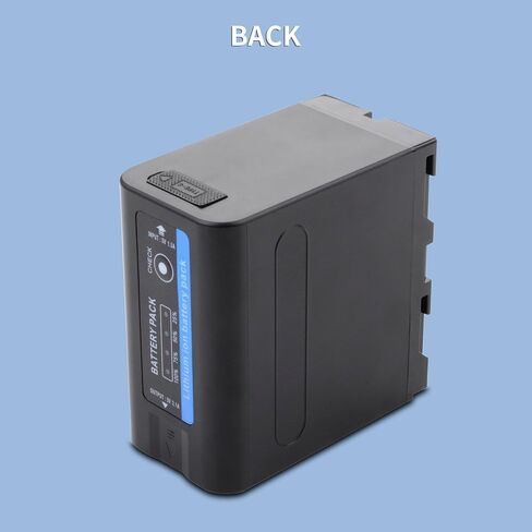 10200mAh Replacement NP-F980 Battery for Sony NP-F970 NP-F960 NP-F950 NP-F930 NP-F550 NP-F570 NP-F750 Batteries, for Sony Handycams, Field Monitor, Video Light with Battery in Kuwait