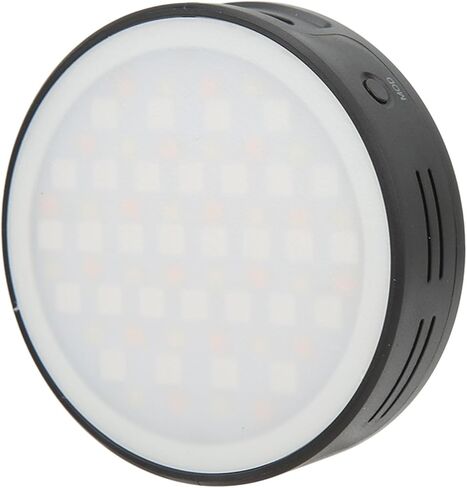مصباح فيديو R66 RGB LED 2500-9000K مصباح ملء شفط مغناطيسي دائري - سطوع ولون قابل للتعديل بدون خطوات للبث المباشر ومؤتمرات الفيديو والتصوير الفوتوغرافي in Kuwait