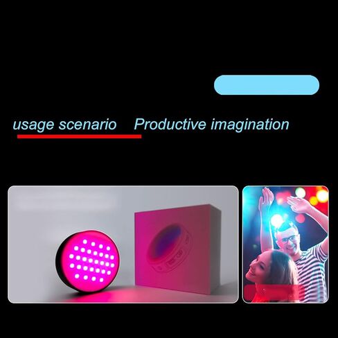 مصباح فيديو R66 RGB LED 2500-9000K مصباح ملء شفط مغناطيسي دائري - سطوع ولون قابل للتعديل بدون خطوات للبث المباشر ومؤتمرات الفيديو والتصوير الفوتوغرافي in Kuwait