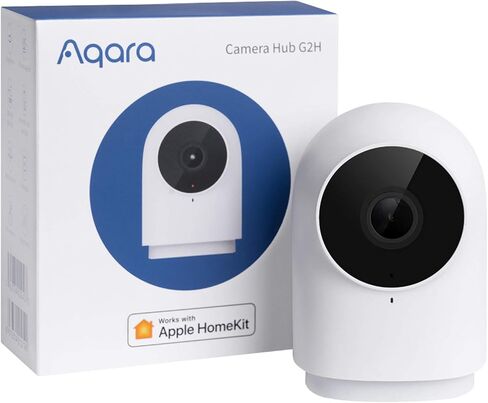 Aqara Security Camera, HomeKit Secure Video Indoor Camera, Night Vision, Two-Way Audio, 1080P HD Plug-in Indoor Cam, Security Home Camera, Smart Home Bridge for Alarm System, Works with IFTTT in Kuwait