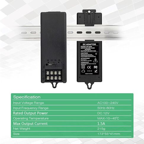 4 قناة CCTV كاميرا التيار الكهربائي 6A 12V الدين السكك الحديدية تصاعد توزيع محول الطاقة مع PTC فيوز in Kuwait