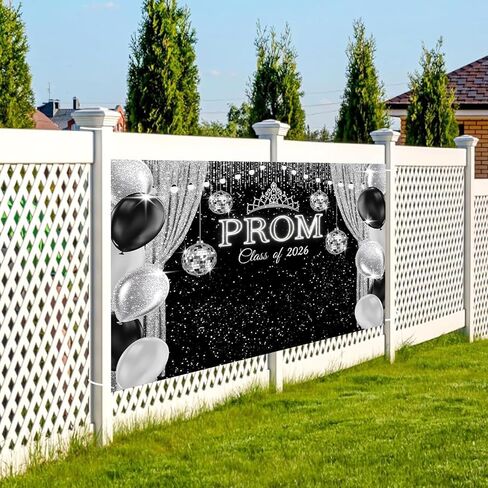 7×5Ft Prom Decorations 2026 Backdrop Silver Glitter Prom Class of 2026 Backdrops for Photoshoot Neon Light Ball Prom Send Off Graduation Banner for Party 84×60inch in Saudi Arabia