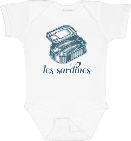 inktastic Les Sardines Maritime Fish Baby Bodysuit in Saudi Arabia