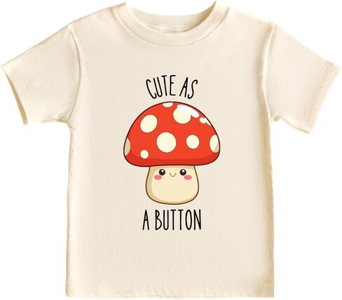 قميص لطيف كزر على شكل فطر Baby Onesie® من العلامة التجارية، ملابس مخصصة ممتازة للجنسين، هدية للأطفال للأم حديثي الولادة in Kuwait