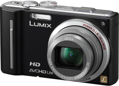 كاميرا باناسونيك لوميكس DMC-ZS7 الرقمية بدقة 12.1 ميجابكسل مع تكبير بصري للصورة 12x وشاشة LCD مقاس 3.0 بوصة - أسود in Kuwait