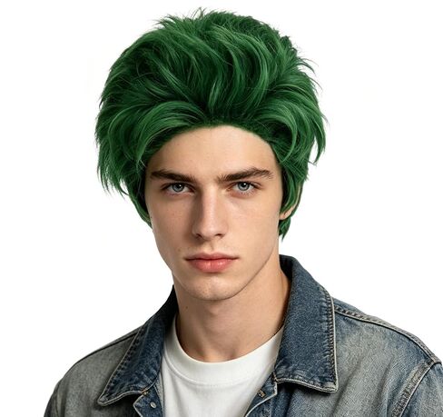 KiyaCos Short Orange Haikyuu Hinata Shyoyo Anime Show Cosplay Costume Wig Fashion Synthetic Hair Wigs for Men Boy in Kuwait