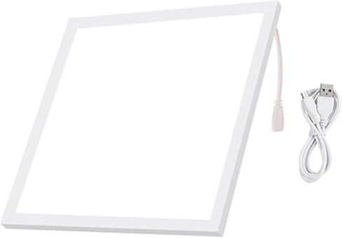 لوحة إضاءة LED للتصوير الفوتوغرافي من OSALADI، ضوء أبيض 30 سم بدون تأثير الظل لتسجيل الفيديو الداخلي وتدفقه، إضاءة LED مستمرة للتصوير الفوتوغرافي بالكاميرا الاحترافية in Kuwait