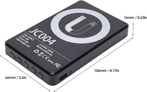 ضوء ملء التصوير الفوتوغرافي LED، سطوع احترافي قابل للتعديل 2800K500K درجة حرارة اللون مشبك على مرشح CPL ضوء تعبئة محمول لفناني البث المباشر مادة ABS 120 مصباح LED in Kuwait