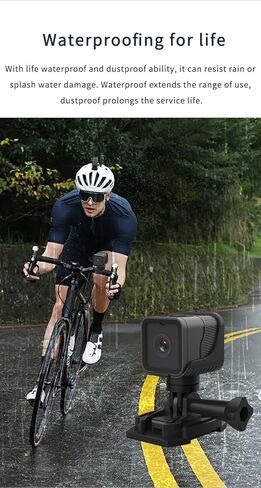 كاميرا Z03 Mini Action 1080P، كاميرا رياضية WiFi بزاوية واسعة 120 درجة، كاميرا خوذة للدراجة، تسجيل حلقي، كاميرا عمل محمولة مدمجة in Kuwait