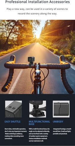 كاميرا Z03 Mini Action 1080P، كاميرا رياضية WiFi بزاوية واسعة 120 درجة، كاميرا خوذة للدراجة، تسجيل حلقي، كاميرا عمل محمولة مدمجة in Kuwait