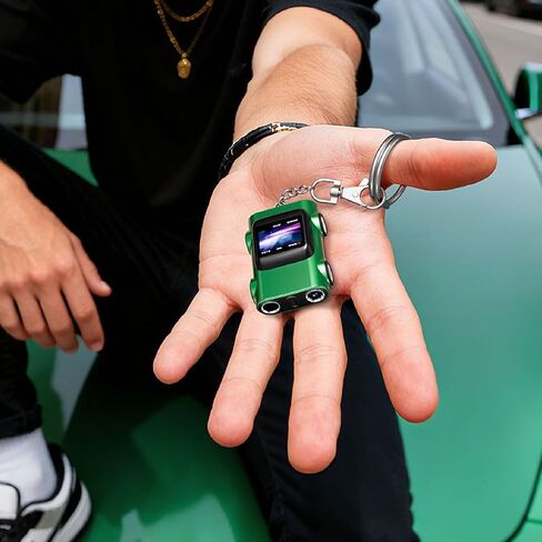 كاميرا Dpofirs Keychain، كاميرا 2K على شكل سيارة مع شاشة ملونة 0.96 بوصة وعدسة واسعة الزاوية 130 درجة من النوع C ودعم 128 جيجابايت، لتسجيل ركوب الدراجات أثناء السفر in Kuwait